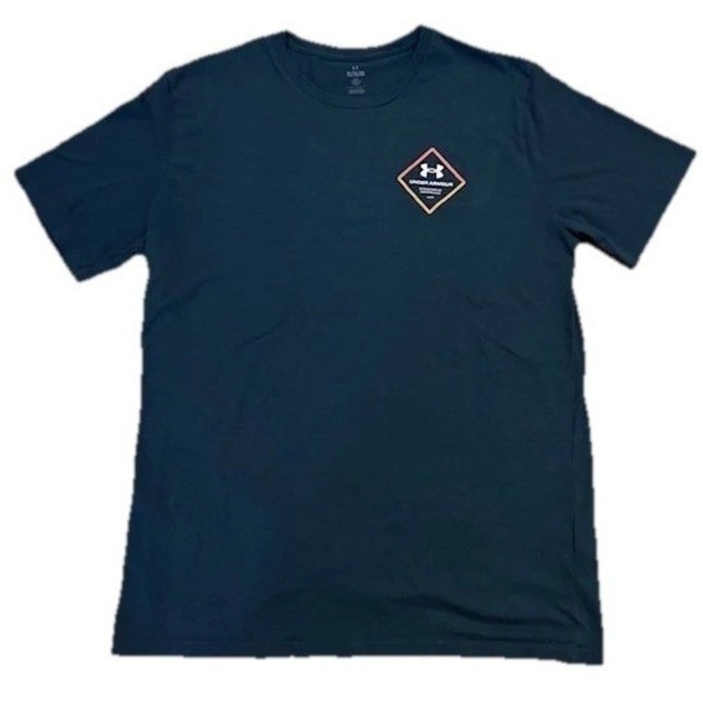 Under Armour T Shirt Men's XL Blue Originators‎ Of Performance Loose Fit